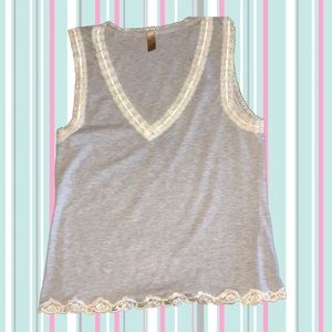 Banana Republic Heather gray tank top SIZE XL/14